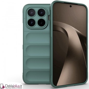Magic Shield guminis dėklas - žalias (Xiaomi 17T)
